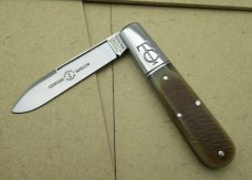 Great Eastern Cutlery Sawyer Barlow knife Charlie C SFO WITH VERY RARE HAMMERED PINS 15212. ...(725)