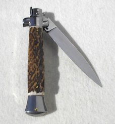 NEW FRANK BELTRAME 9" GENUINE EUROPEAN STAG ITALIAN STILETTO