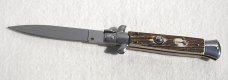 NEW FRANK BELTRAME 9" GENUINE EUROPEAN STAG ITALIAN STILETTO