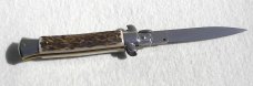 NEW FRANK BELTRAME 9" GENUINE EUROPEAN STAG ITALIAN STILETTO