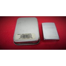 ZIPPO LIGHTER IN METAL TIN USED