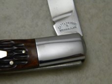 Cattaraugus CM-10 Bone Lockback Knife NIB