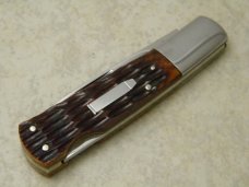 Cattaraugus CM-10 Bone Lockback Knife NIB