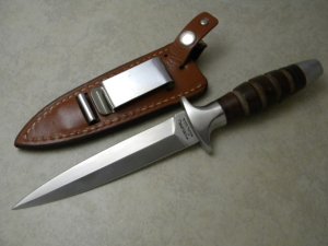 Valor Miami USA 407 Fixed Blade Sheath Knife 