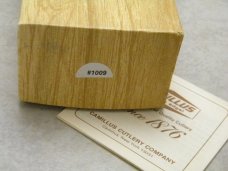 Camillus Sword Brand New York USA Stacked Leather Fixed Blade Knife in Box and Sheath