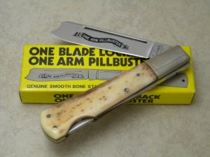 Parker Cut Co Bone One Arm Pillbuster Knife in Box