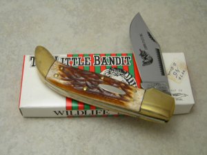 Parker Cut Co Bone "The Little Bandit" Folding Hunter Knife in Box