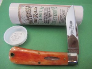 Great Eastern Northfield Orange Camel Bone  Oregon Trapper  Pattern # 43118 