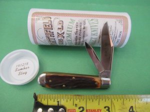 Great Eastern  Northfield , Stag Handle  Lick Creek Boys Knife  Pattern # 141218