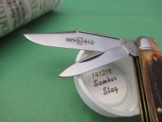 Great Eastern Northfield , Stag Handle Lick Creek Boys Knife Pattern # 141218 Great Eastern Northfield , Stag Handle Lick Creek Boys Knife Pattern # 141218