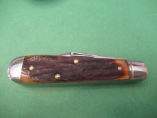 Great Eastern Northfield , Stag Handle Lick Creek Boys Knife Pattern # 141218 Great Eastern Northfield , Stag Handle Lick Creek Boys Knife Pattern # 141218