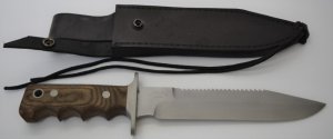 Custom Handmade Knife by Wm C Bill Johnson Enon Ohio Unused