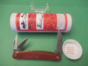 Great Eastern Farm & Field Pocket Carver Natural Linen Micarta Pattern # 620320