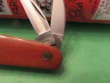 Great Eastern Farm & Field Pocket Carver Natural Linen Micarta Pattern # 620320 Great Eastern Farm & Field Pocket Carver Natural Linen Micarta Pattern # 620320