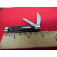SCHRADE USA OLD TIMER CLASSICS JACK IN TIN W/PAPERS & HAT PIN UNUSED JIGGED BONE EVERLASTINGLY SHARP SCHRADE USA OLD TIMER CLASSICS JACK IN TIN W/PAPERS & HAT PIN UNUSED JIGGED BONE EVERLASTINGLY SHARP