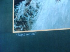 Remington Bullet Knife Poster "Rapid Action" by Larry Duke 1994