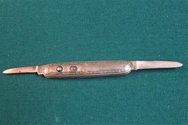 Schrade - Walden NY - Double Bladed - Sterling Silver - Switchblade 