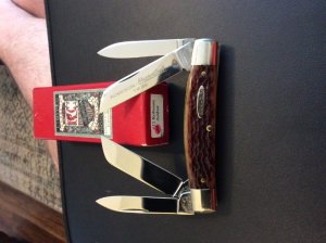 NEW ROBESON MASTER CRAFT 1 OF 200 MADE AMBER BONE CONGRESS WITH NICKEL SILVER BOLSTERS AND 4 BLADES