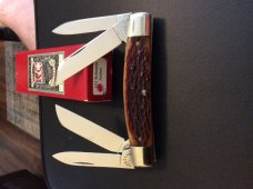 NEW ROBESON MASTER CRAFT 1 OF 200 MADE AMBER BONE CONGRESS WITH NICKEL SILVER BOLSTERS AND 4 BLADES NEW ROBESON MASTER CRAFT 1 OF 200 MADE AMBER BONE CONGRESS WITH NICKEL SILVER BOLSTERS AND 4 BLADES