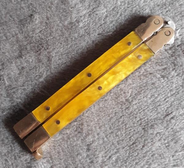 Vintage 1980's Gold Acrylic Pakistan Excellent/NOS!