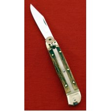 HUBERTUS SOLINGEN ROSTFREI Old Prime Stag AUTOMATIC SWITCHBLADE SPRINGER Knife
