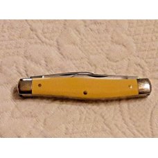 Vintage Kissing Cranes 31 Robi Klaas 3 Blade Yellow Stockman Solingen Germany New In Box Vintage Kissing Cranes 31 Robi Klaas 3 Blade Yellow Stockman Solingen Germany New In Box