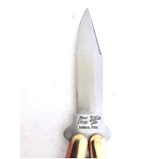 Vintage Frost Solid Brass Balisong Japan Vintage Frost Solid Brass Balisong Japan