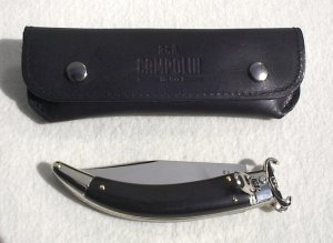 NEW A.G.A. CAMPOLIN AFRICAN EBONY WOOD LEVER LOCK SHELL PULLER NICKEL SILVER BOLSTERS ONLY 300 MADE