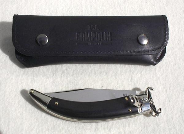NEW A.G.A. CAMPOLIN AFRICAN EBONY WOOD LEVER LOCK SHELL PULLER NICKEL SILVER BOLSTERS ONLY 300 MADE