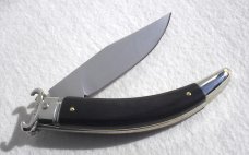 NEW A.G.A. CAMPOLIN AFRICAN EBONY WOOD LEVER LOCK SHELL PULLER NICKEL SILVER BOLSTERS ONLY 300 MADE