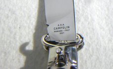NEW A.G.A. CAMPOLIN AFRICAN EBONY WOOD LEVER LOCK SHELL PULLER NICKEL SILVER BOLSTERS ONLY 300 MADE