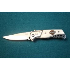 Harley Davidson Automatic Knife Small Switchblade with Safety Lock