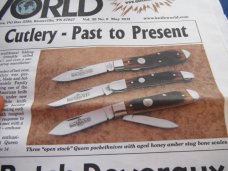 2014 Queen Schatt & Morgan Cutlery Company USA Collectors Catalog Guide & Knife World May 2013 issue 2014 Queen Schatt & Morgan Cutlery Company USA Collectors Catalog Guide & Knife World May 2013 issue