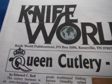 2014 Queen Schatt & Morgan Cutlery Company USA Collectors Catalog Guide & Knife World May 2013 issue 2014 Queen Schatt & Morgan Cutlery Company USA Collectors Catalog Guide & Knife World May 2013 issue