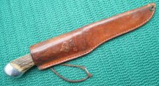Nice Stag Handled Pre 1964 Puma Sheath Knife. ...............................................(4943)