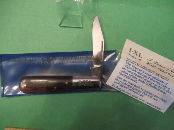 I-XL George WostenholmSheffield England  Wood Handle Barlow 