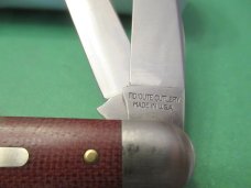 Great Eastern  Cutlery Dixie Stockman Natural Canvas Micarta  Pattern # 828318