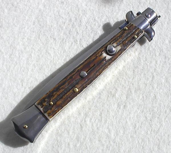NEW FRANK BELTRAME 11" GENUINE STAG ITALIAN STILETTO