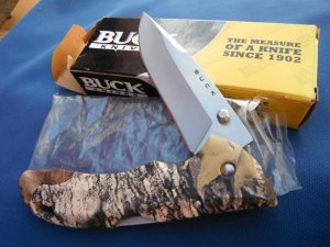 Buck Knives 286 CMS Bantam Mossy Oak Infinity Camo Folding Knife -NEW IN ORIG PACKAGE, 