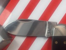 Ka-Bar ka bar Elephant/Toenail Pocket Knife -Bone Handles? -NOS