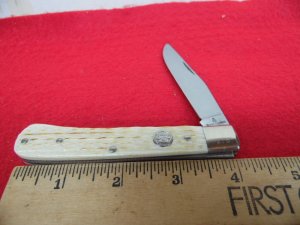 BURNT CHIMNEY 12-14 sold BONE TRAPPER BORN IN FOREST CITY NC 1990s ISSUE TANG STAMPED GERMANY