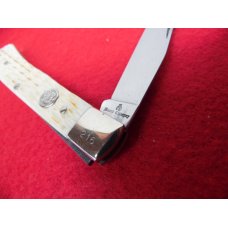 BURNT CHIMNEY 12-14 sold BONE TRAPPER BORN IN FOREST CITY NC 1990s ISSUE TANG STAMPED GERMANY BURNT CHIMNEY 12-14 sold BONE TRAPPER BORN IN FOREST CITY NC 1990s ISSUE TANG STAMPED GERMANY