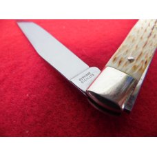 BURNT CHIMNEY 12-14 sold BONE TRAPPER BORN IN FOREST CITY NC 1990s ISSUE TANG STAMPED GERMANY BURNT CHIMNEY 12-14 sold BONE TRAPPER BORN IN FOREST CITY NC 1990s ISSUE TANG STAMPED GERMANY
