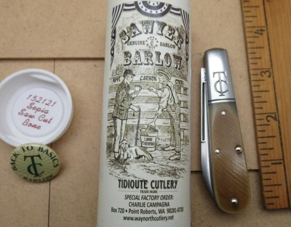 Great Eastern Cutlery, Back to Basics Sawyer Barlow, Charlie Campagna SFO by GEC. .............(718)