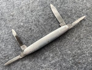 LEHRKIND & DAEVEL Co. Milwalkee 4 Blade G. Washington Pen Knife
