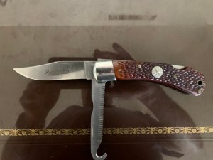 Remington UMC USA R3 Delrin Big Game Dual Lockback Knife 