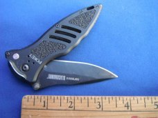 BLACKHAWK MOD CQD MARK II Spear Point Folding Knife (3.3" Black Plain) 15M401BK BLACKHAWK MOD CQD MARK II Spear Point Folding Knife (3.3" Black Plain) 15M401BK