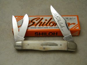 Parker Cut Co Bone "Shiloh" Whittler Knife in Box