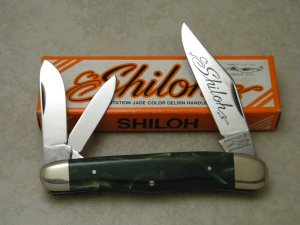 Parker Cut Co Jade Delrin "Shiloh" Whittler Knife in Box
