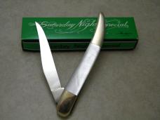 Parker Cut Co Saturday Night Special Pearl Texas Toothpick Knife in Box